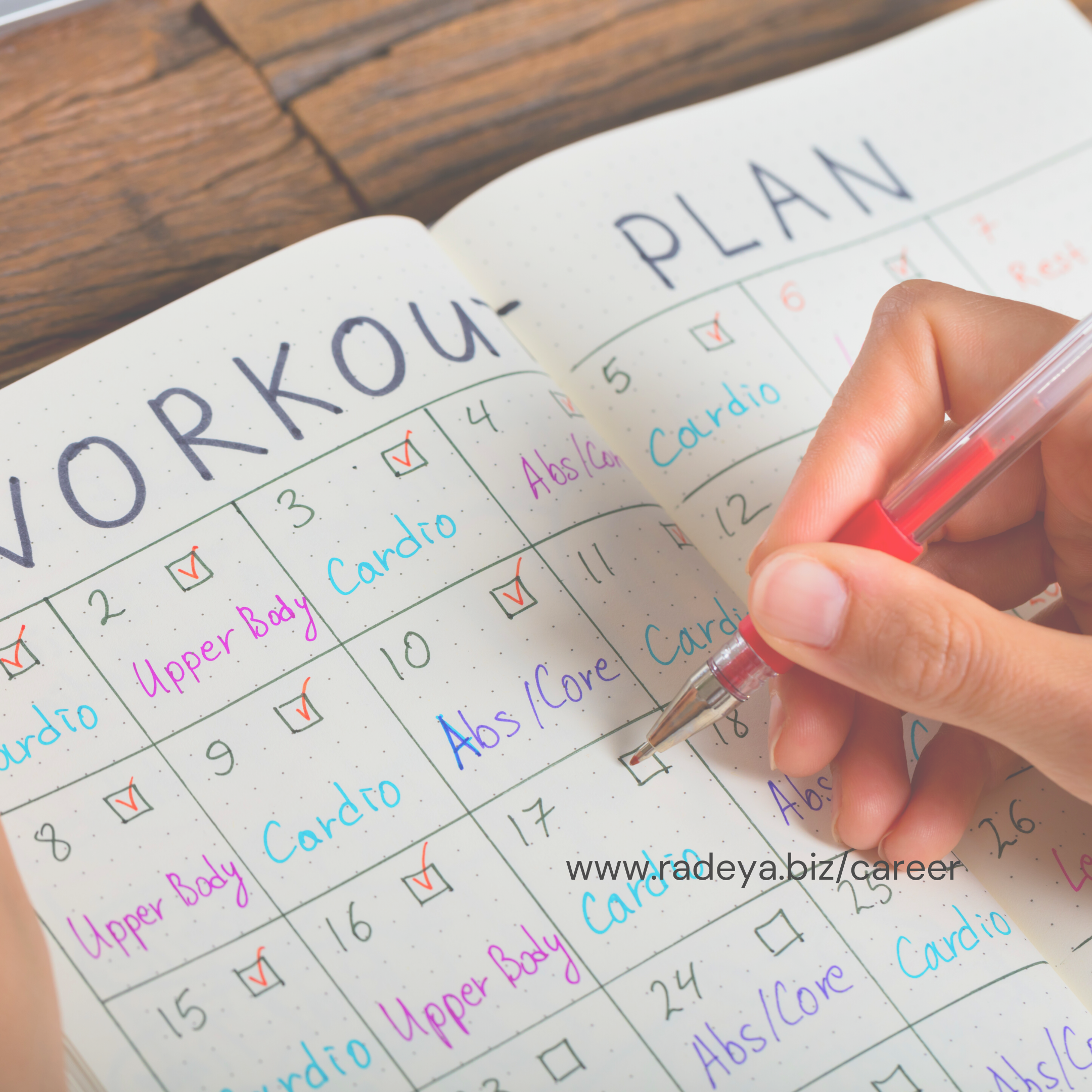 Workout schedule