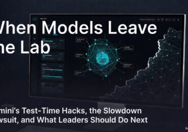 When Models Leave the Lab: Gemini’s Test-Time Hacks, the Slowdown Lawsuit, and What Leaders Should Do Next