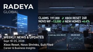 Weekly News & Updates: Career & Business Insights – Week of September 19–25, 2026: Xbox Reset, Novo Shrinks, Suit Filed