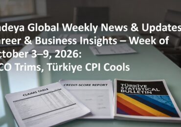 Weekly News & Updates: Career & Business Insights – Week of October 3–9, 2026: FICO Trims, Türkiye CPI Cools